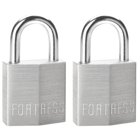 Fortress PADLOCK ALU 3/4""W 2PK 1820T